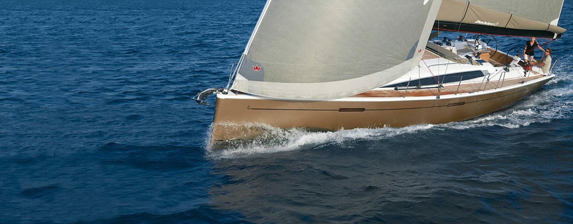 Sailing Yacht at top speed