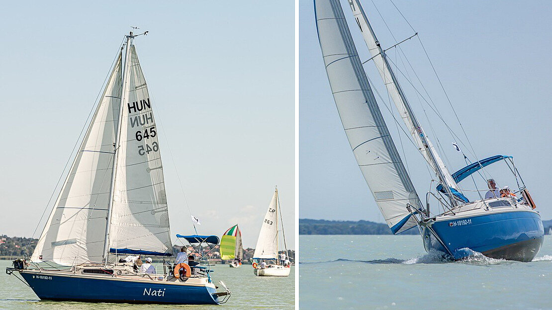 Behold the majestic sailboats gliding through the crystal-clear waters of the regatta. Witness the beauty of the sea and the thrill of the race.