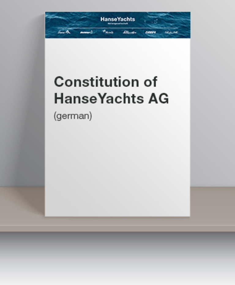 Article of association graphic | HanseYachts AG