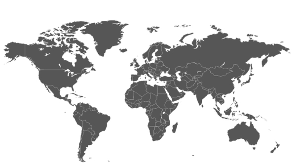Karte der Welt