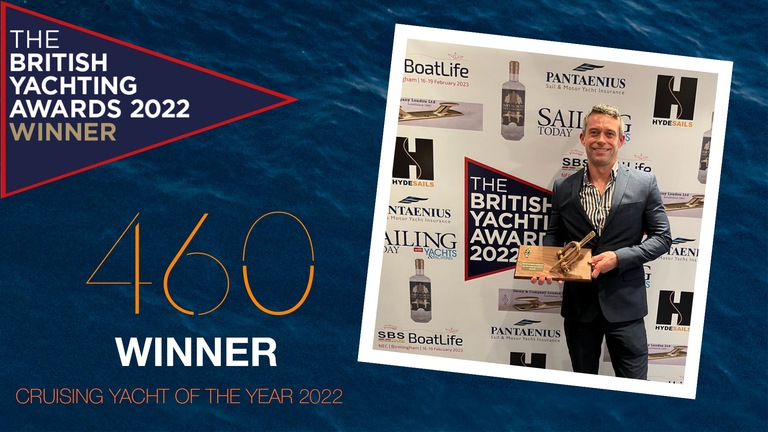 The Hanse 460 has received a prestigious award in the watersports sector.