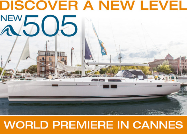 Odkryj nowy poziom jachtingu podczas światowej premiery Hanse 505 w Cannes we Francji.