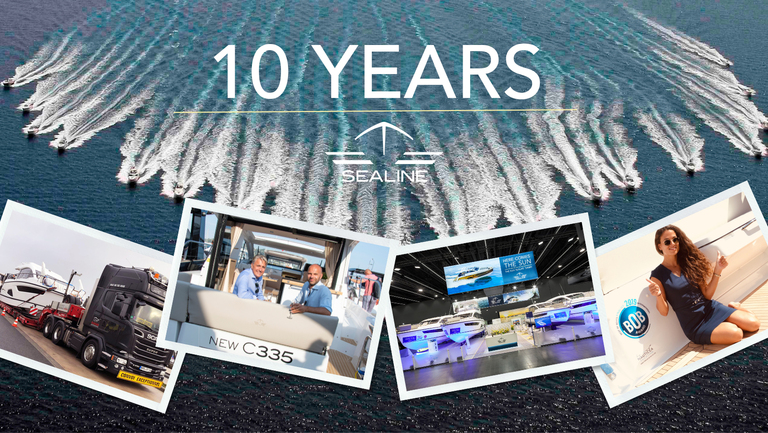 Yacht de luxe SEALINE - Célébration d'une décennie d'excellence