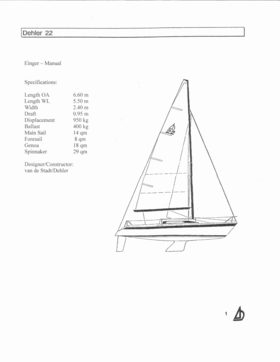Dehler 22 VDS Eng handbook.pdf | Dehler