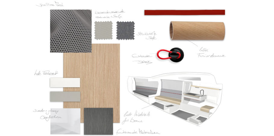 Dehler 30 one design materials | Design detail | Dehler