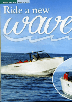 FJORD 40 open: Boat Review - Trade a Boat 11/2007 | Ride a new wave. There is nothing stereotypical about Hanse's FJORD 40 open. Modern to the extreme, this motorboat is wowing the boat show circuit with its bold view of the future, write David Lockwood. | Fjord