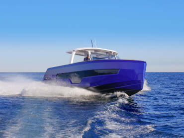 FJORD 41 XL exterior | A new hull was developed to implement the ground-breaking modular configuration concept. | Fjord