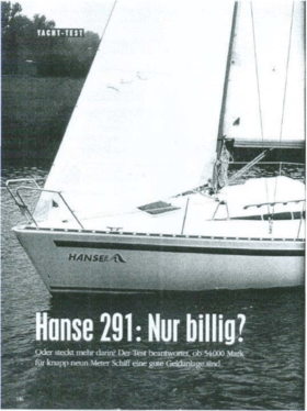 Hanse 291 Yacht | Hanse