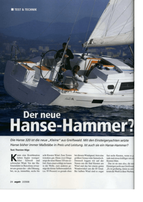 Hanse 320 Seglerzeitung | Hanse