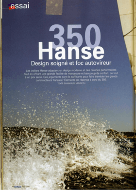Hanse 350 Loisirs Nautiques | Hanse