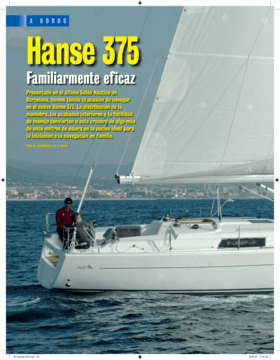 Hanse 375 Test Review | Hanse