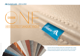 HANSE材料和色板 | 您不会发现有任何一艘生产型游艇比Hanse游艇更具有定制性。由于室内装潢、家具木材和地毯的种类繁多，我们提供了数千种个性化的家具布置。这样广泛的选择在市场上是独一无二的。 | Hanse