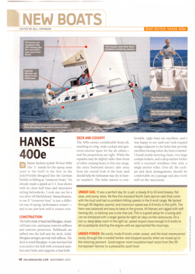Hanse 400e Sail | Hanse