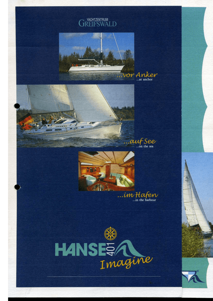Hanse 401 Brochure | Hanse