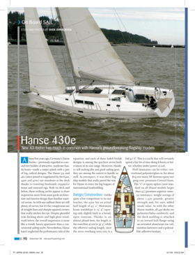 Hanse 430e Pacific Yachting | Hanse