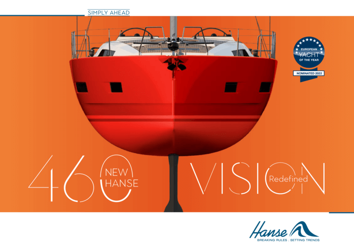 Hanse 460 Брошюра | Описание  яхты, которую вы любите. Будьте полностью  информированы при принятии вашего решения и запросите брошюру  модели,  которую вы выбрали. Или загрузите брошюру в формате PDF. | Hanse