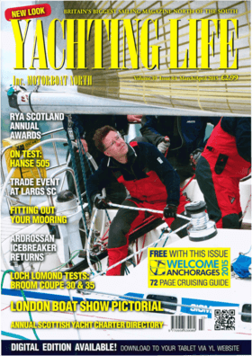 Hanse 505 Test Review Yachting Life 03/2015 | The Hanse 505 is built on the hull of the successful 495 with a completely new deck and interior. In many respects it follows on from the 575, but it is already a runaway success in its own right, writes Yachting Life boat test editor Andi Robertson. | Hanse