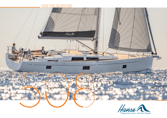 Hanse 508 Brochure | The literature for the yacht you love. Be best informed when taking your decision and request your brochure today for the yacht you have selected. Or download the brochure now as a PDF. | Hanse