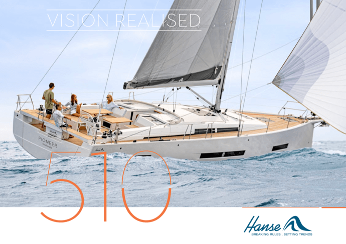 Hanse 510 Brochure | The literature for the yacht you love. Be best informed when taking your decision and request your brochure today for the yacht you have selected. Or download the brochure now as a PDF. | Hanse