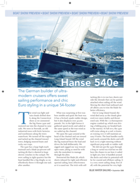 Hanse 540e Bluewatersailing | Hanse