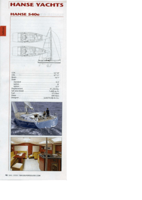 Hanse 540e Sail buyers guide | Hanse