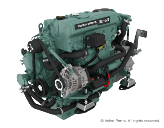 Motor (Diesel, ca. 55 PS) - Saildrive, 3-Blatt Festpropeller