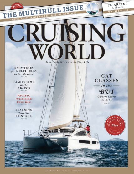 Cruising World giugno/luglio 2019 | Per tre giorni nelle Isole Vergini Britanniche, i nuovi e futuri proprietari di catamarani hanno partecipato a un programma di formazione per avvicinarsi di un passo al lancio dei loro sogni di crociera. | Privilège