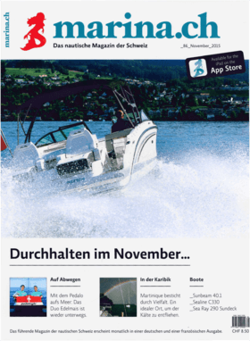 Sealine C330 Testbericht marina.ch 11/2015