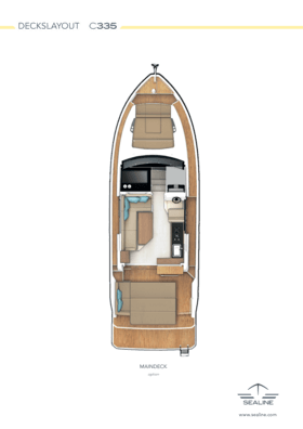 Sealine C335 Main deck (Option)