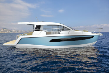 Sealine C335 hull | Each Sealine is one of a kind thanks to materials and colours fully up to you. | Sealine
