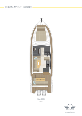 Sealine C390v Main deck (Option)