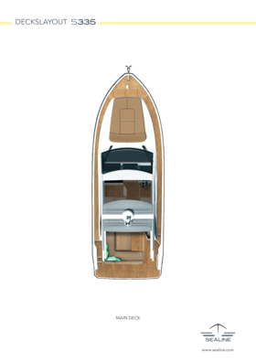 Sealine S335 Main deck (Standard)