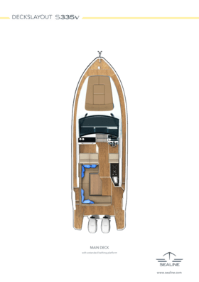 Sealine S335v Main deck (Option)