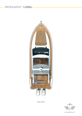 Sealine S335v Main deck (Standard)