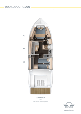 Sealine S390 Lower deck (Option)