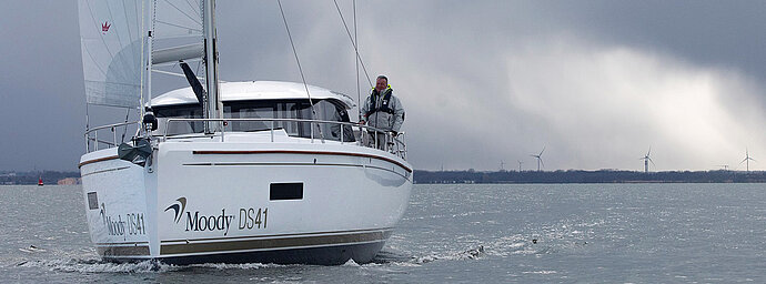 Sailing magazine YACHT exclusive test of the Moody Decksaloon 41